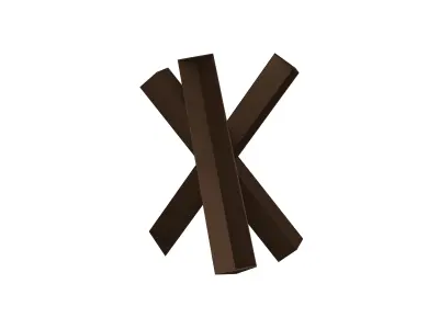 Anti-tank Obstacle v1 002 Low-poly 3D model