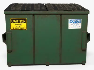 Dumpster 3D model get