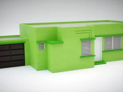 Modern House 1 Free 3D model