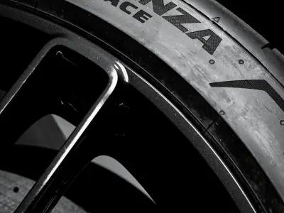 Bridgestone Potenza Race 305 30 ZR20 3D model