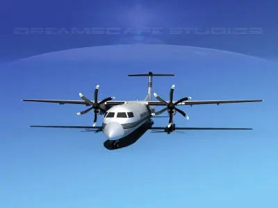 Dehaviland DHC-8 400 Corporate 1 3D model