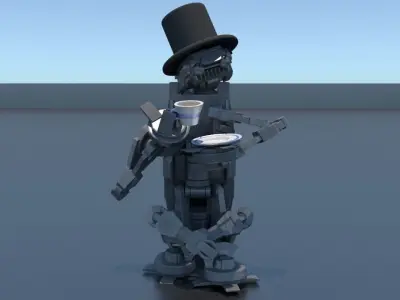 AT-AT star wars walker Low-poly 3D model
