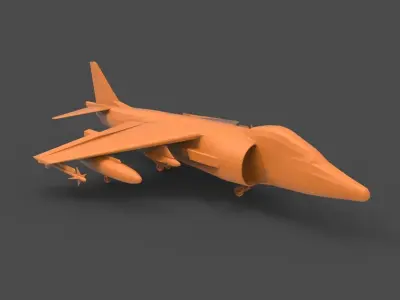 AV-8B Harrier 3D print model