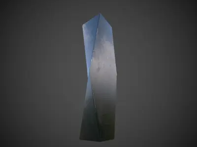 Mysterious Monoliths Low-poly 3D model