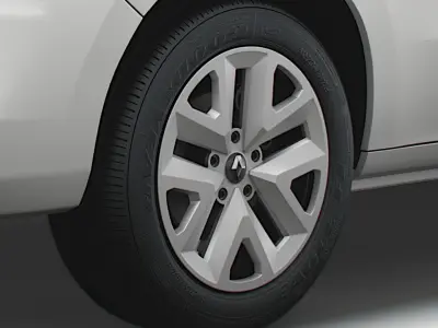 Renault Kangoo EV Van 2022 wheel 3D model