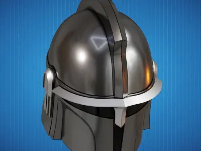 Gladiator Mandalorian Helmet 3D print model