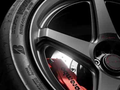 Bridgestone Potenza RE71RS 235 40 R18 3D model