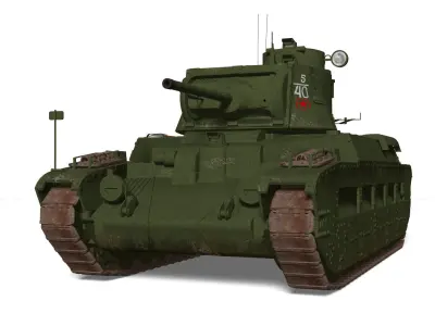 Mark II Matilda II Mk III IV 3D model