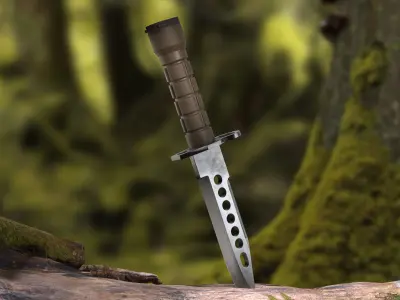 M9 Bayonet Lightweight Low-poly 3D model