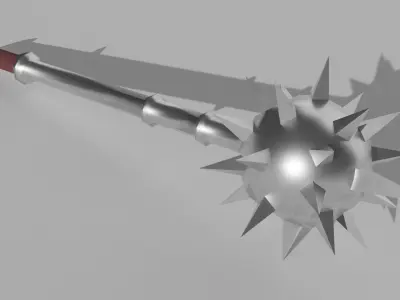 Morning Star Low-poly 3D model