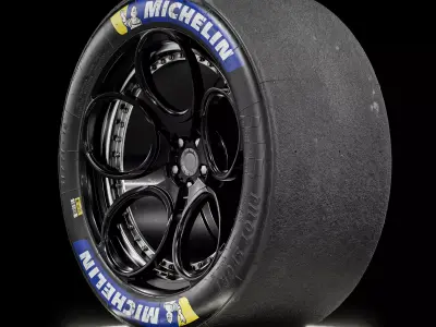 Michelin Pilot Sport 31 71 19 Dual Logo 3D model