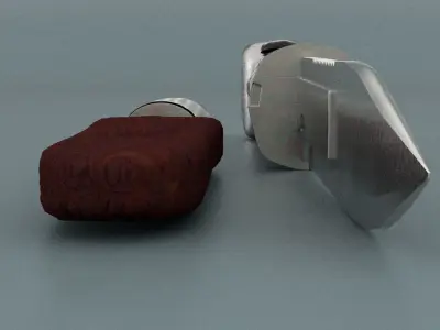 laos Game Combat Knife Low-poly 3D model