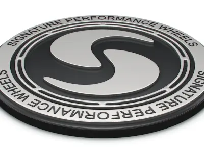Signature Performance logo 3D model