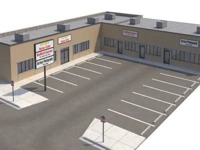 Retail-099 Retail Store 3D model