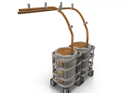 Sci fi Reservoir 3D model