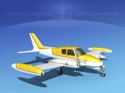 Cessna 310 V15 3D model