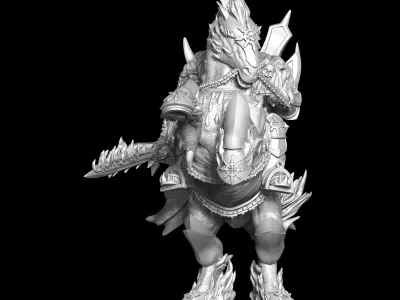 Warmaker beast 3D print model purchase