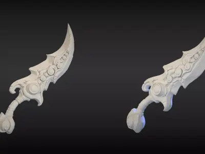 Stylized Sword 11 3D model