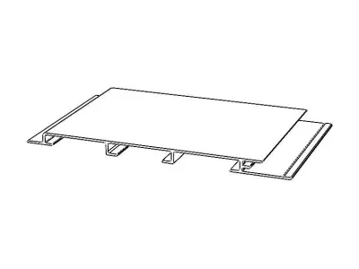 Aluminum Extruded Truck Interlocking Deck MOD AL-012ap Low-poly 3D model