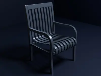 Parkbench 3D model