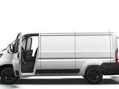 Opel Movano Van L2H1 HQ Interior 2023 3D model