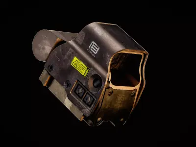 EOTECH HWS TAN EXPS3 DCR Low-poly 3D model