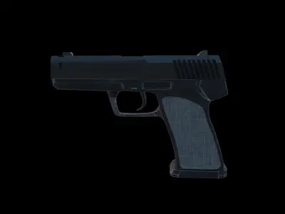 Pistal gta san andreas gun Free 3D model