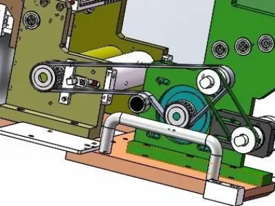 Film laminated module 3D model