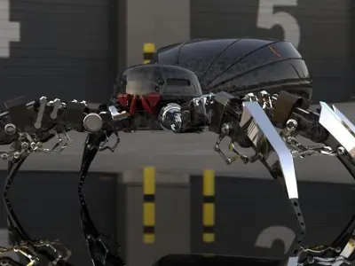 Spider 3D model 36
