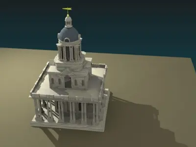 the Greenwich Tower  3D model