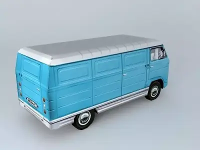 Old van ERAZ Armenia Free 3D model