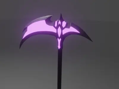 braid scythe 3D model