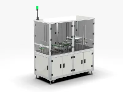 CCD Capacitance Defect Detection Machine 3D model