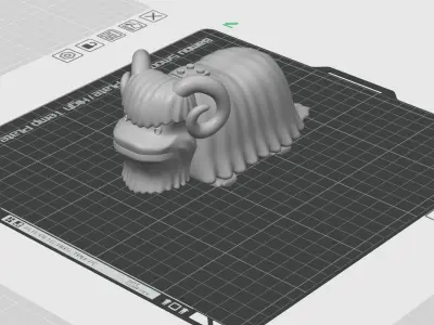 Bantha - The Complete Saga - 3D Printable Custom Lego Minifigure 3D print model