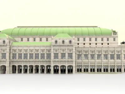 State opera building - Vienna Austria 3D model