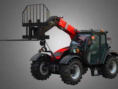 IH 935 Farmlift Telehandler 3D model