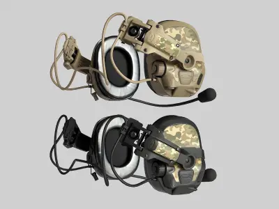 OPS Core AMP Headset Low-poly 3D model
