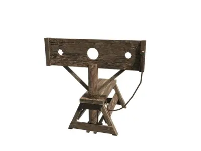 Stocks Low-poly 3D model