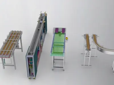 Conveyor assembly 3D model