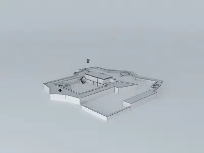 Fort Frederik St Croix USVI 3D model
