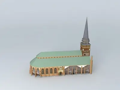 Church in Vasteras Free 3D model