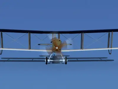 Airco DH-4 V03 US Air Mail 3D model