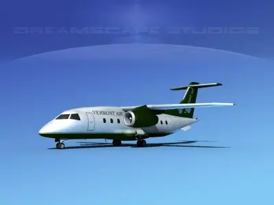 Dornier 328Jet Vermont Air 3D model