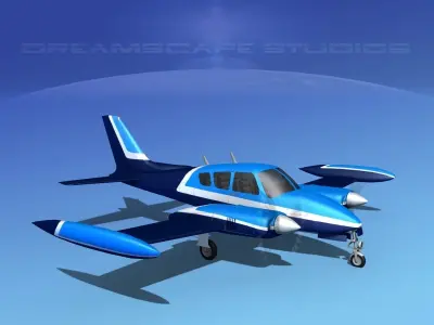 Cessna 320 Skyknight V01 3D model