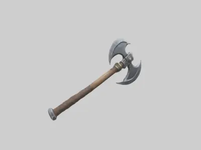 Battleaxe Model 1 Low-poly 3D model