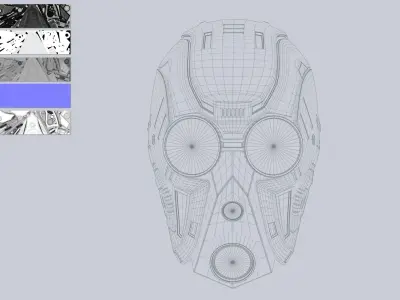 Sci fi Helmet 3D model