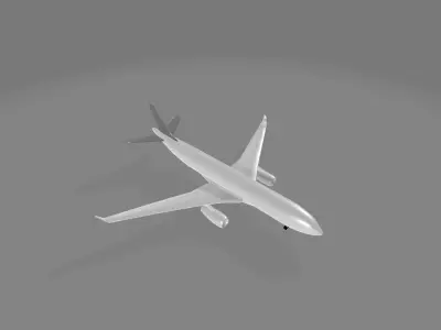 Airbus a330 Free low-poly 3D model
