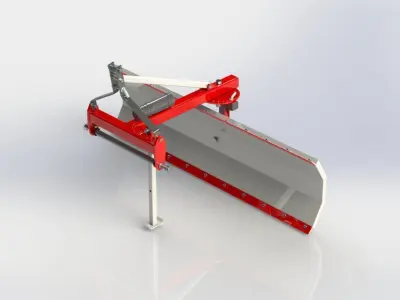 WG 1015 - Rear mounted blade 3D model
