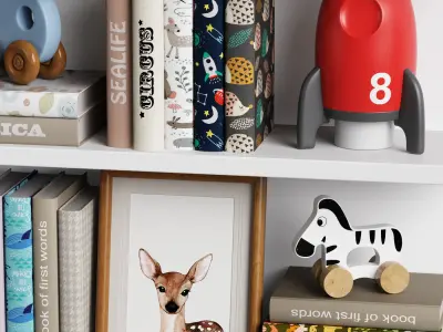 Kids Room Decor 12 3D model