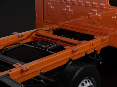 MAN TGE Chassis Double-Cab 2017 3D model